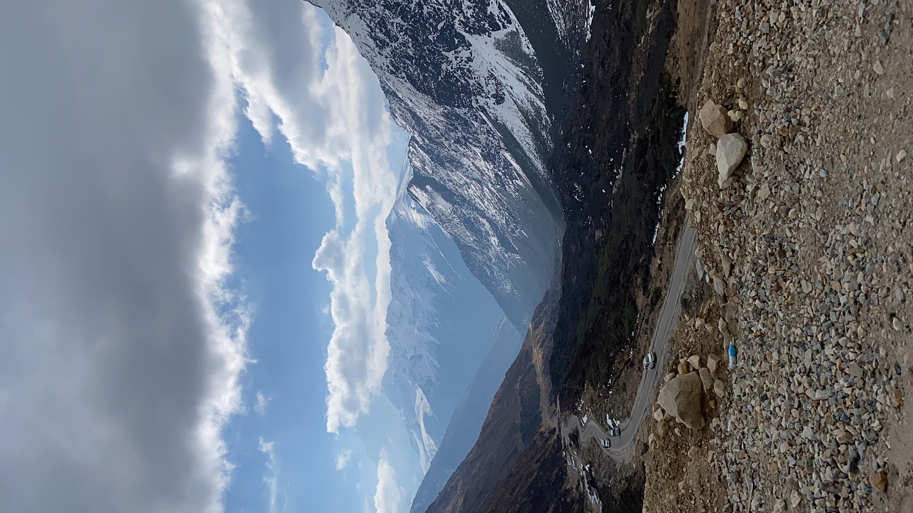 Adventure outings — trekking group in the hills